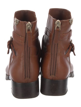 Tory Burch Leather Moto Boots
