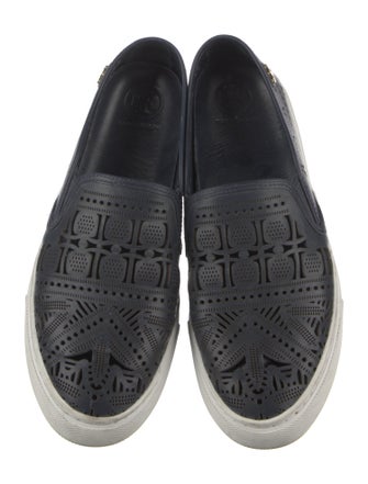 Tory Burch Leather Lasercut Accents Flats