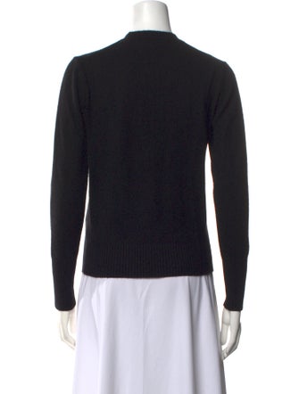 Tory Burch Graphic Print Crew Neck Sweater