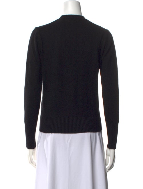 Tory Burch Graphic Print Crew Neck Sweater