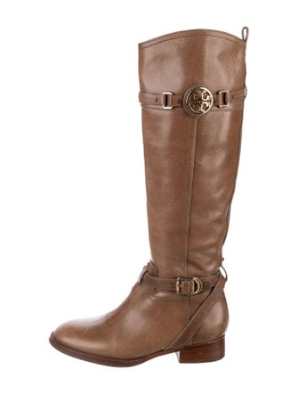 Tory Burch Leather Riding Boots