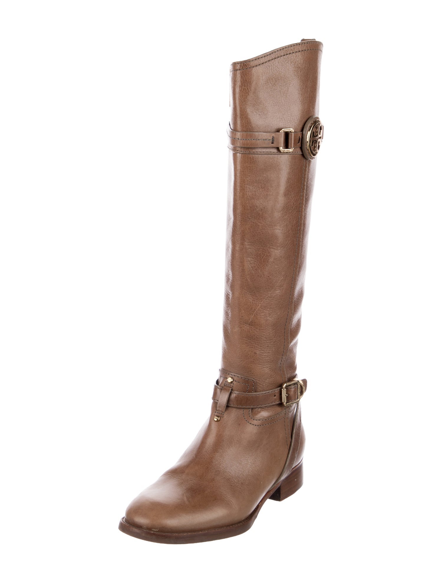 Tory Burch Leather Riding Boots