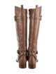 Tory Burch Leather Riding Boots