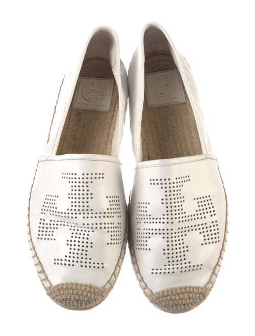 Tory Burch Leather Lasercut Accents Espadrilles