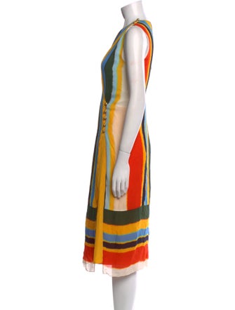 Tory Burch Silk Midi Length Dress