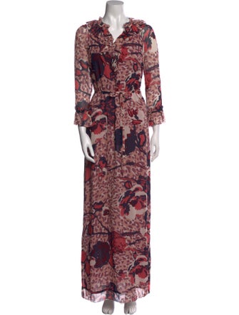 Tory Burch Silk Long Dress