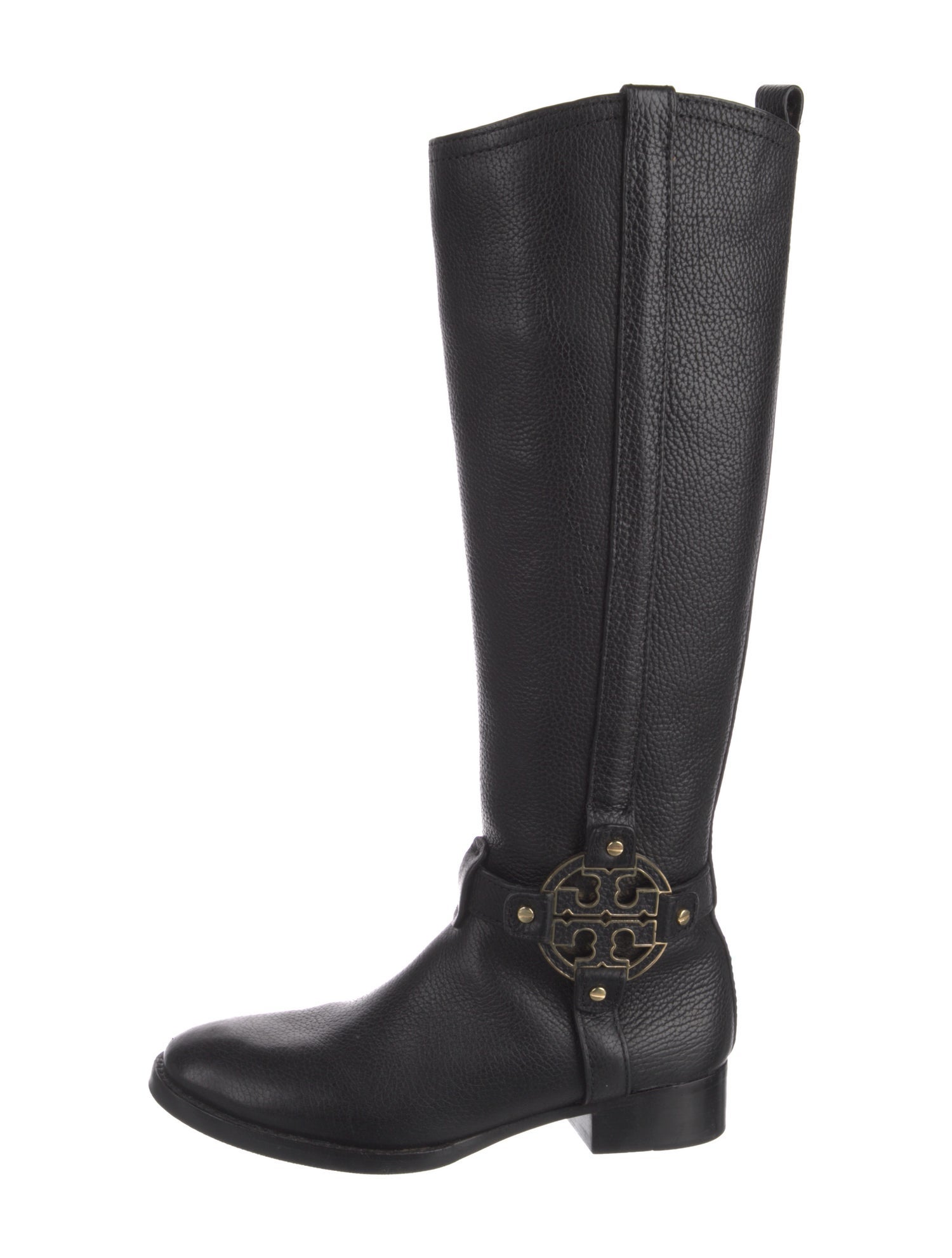 Tory Burch Leather Riding Boots