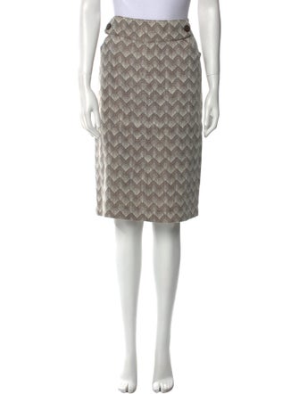 Tory Burch Printed Knee-Length Skirt