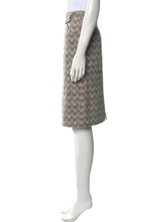 Tory Burch Printed Knee-Length Skirt