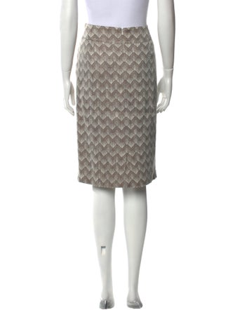 Tory Burch Printed Knee-Length Skirt