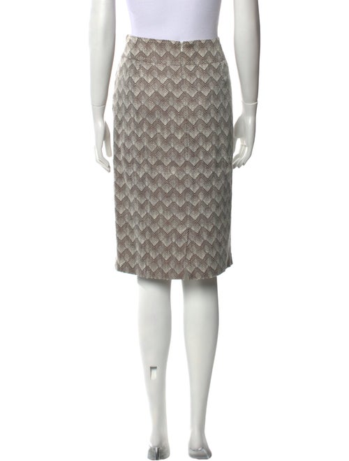 Tory Burch Printed Knee-Length Skirt