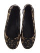 Tory Burch Patent Leather Animal Print Flats