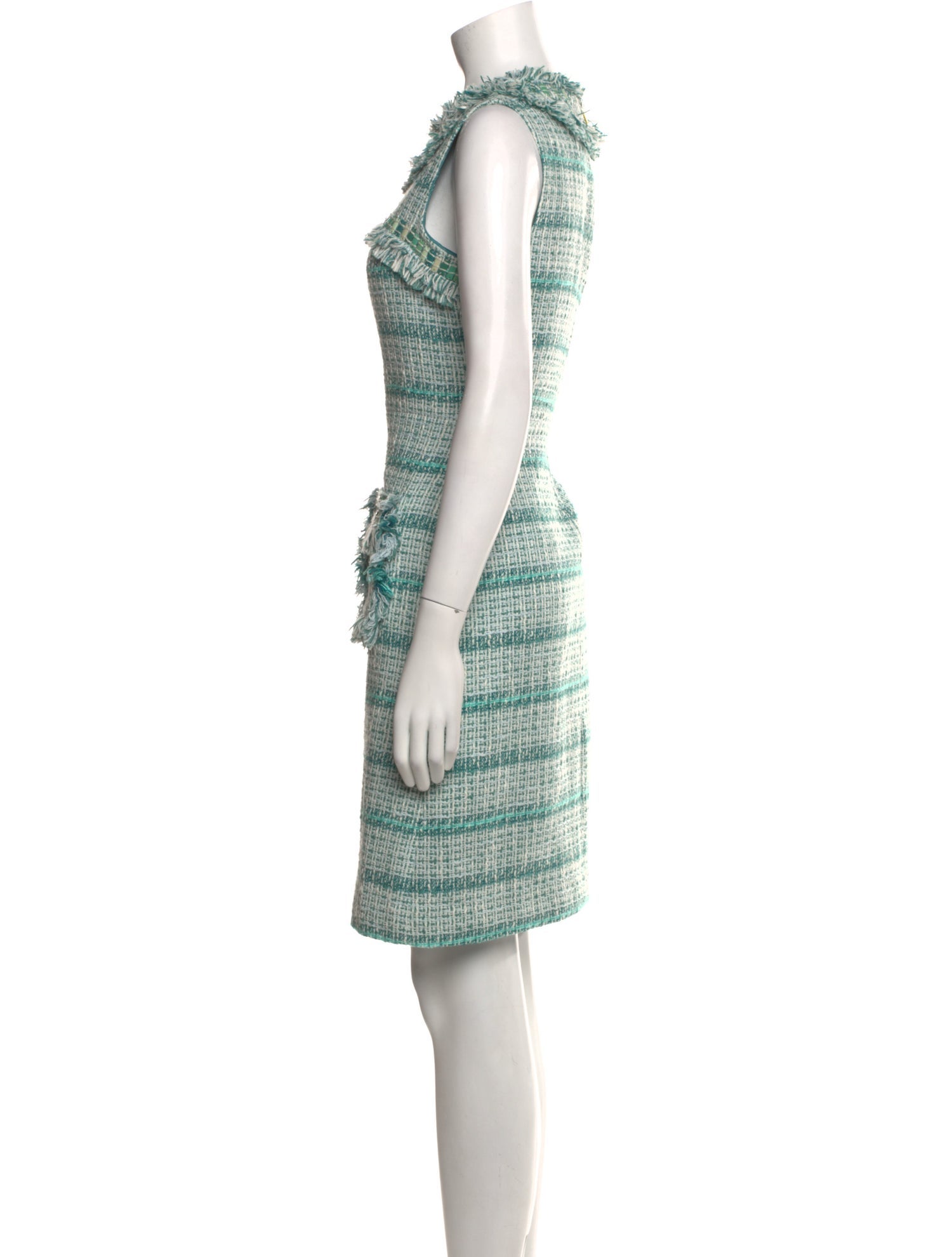 Tory Burch Tweed Pattern Knee-Length Dress