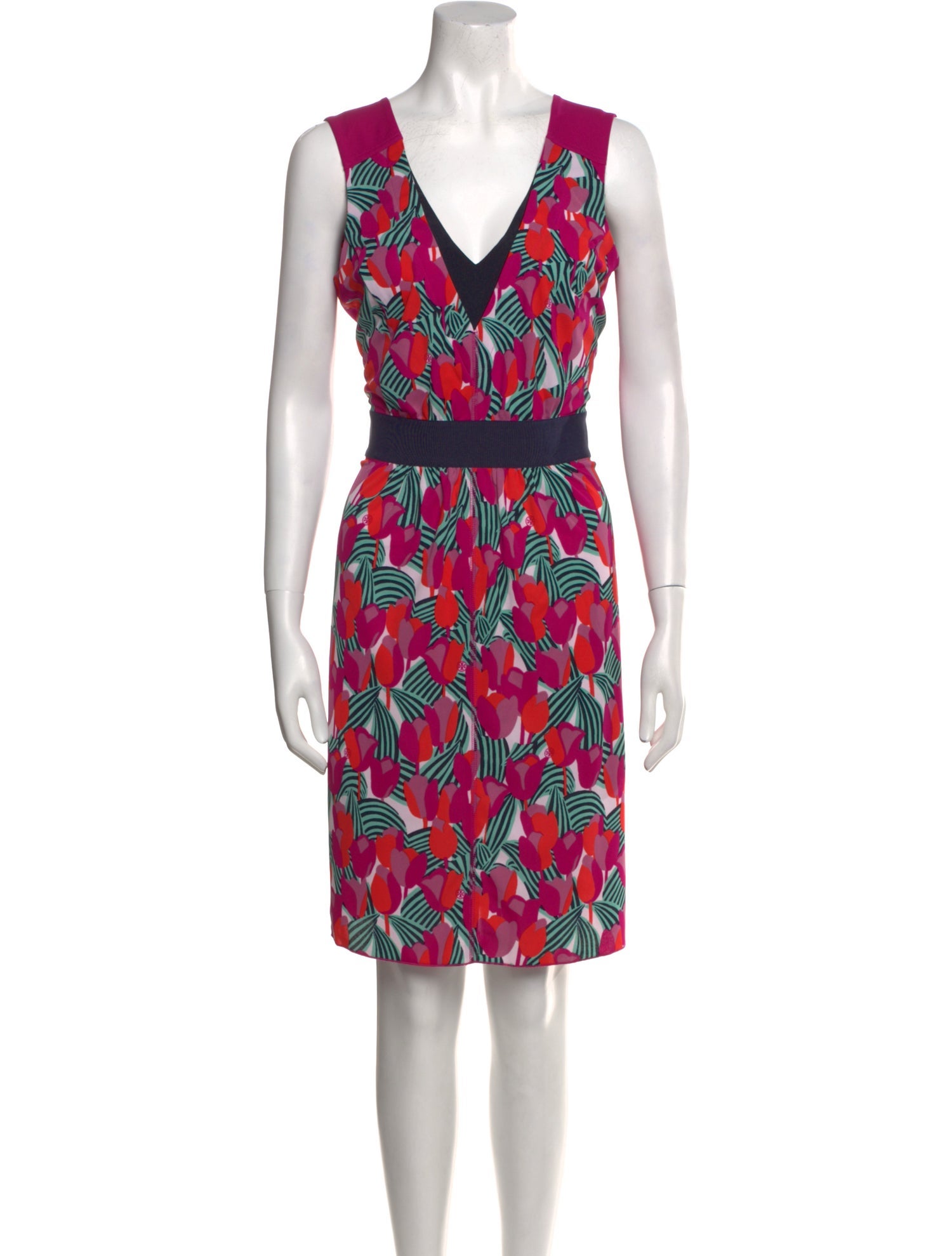 Tory Burch Floral Print Mini Dress