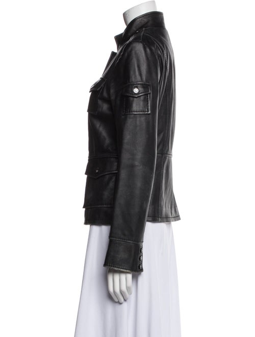 Tory Burch Leather Biker Jacket