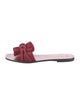 Tory Burch Leather Braided Accents Slides