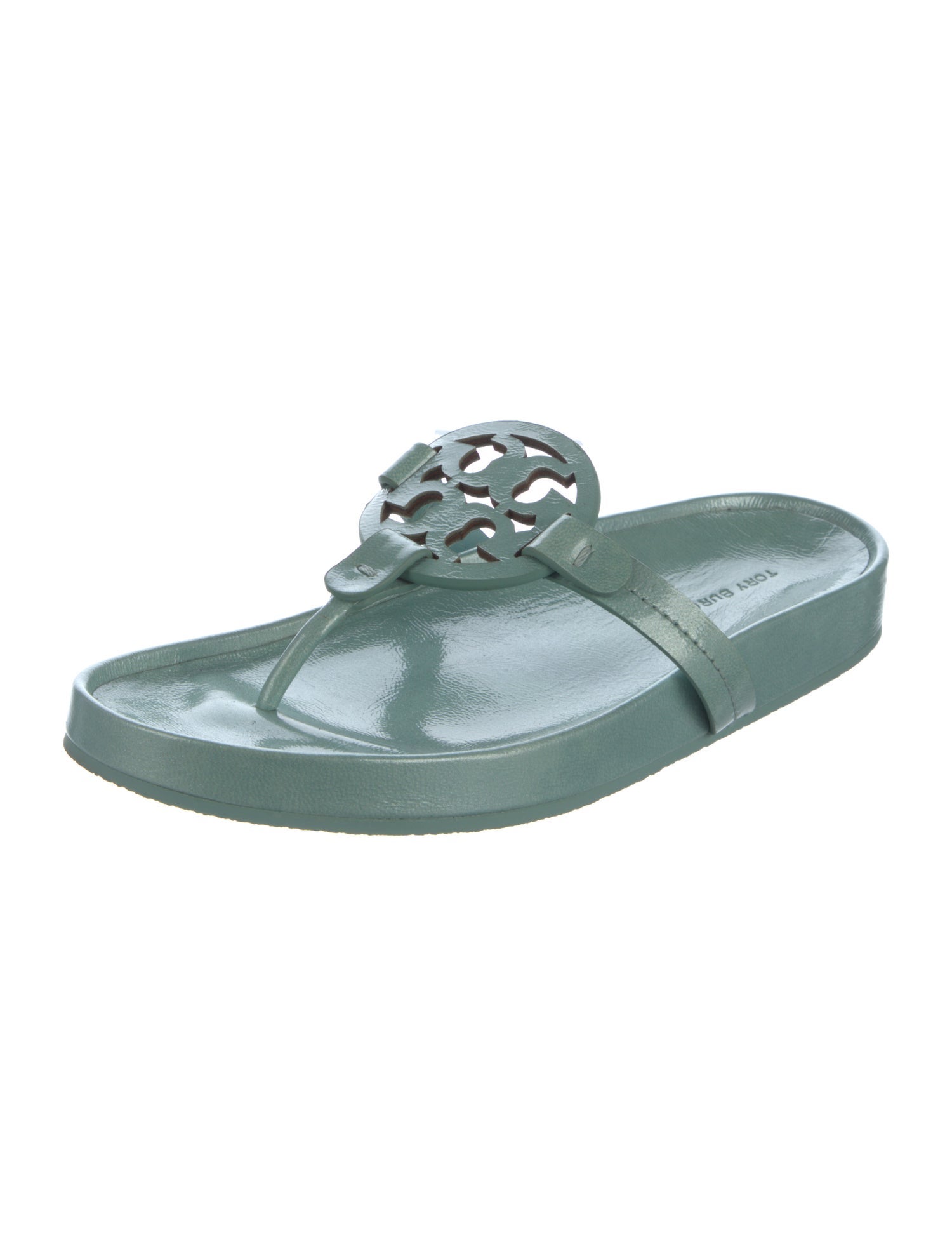 Tory Burch Leather Slides
