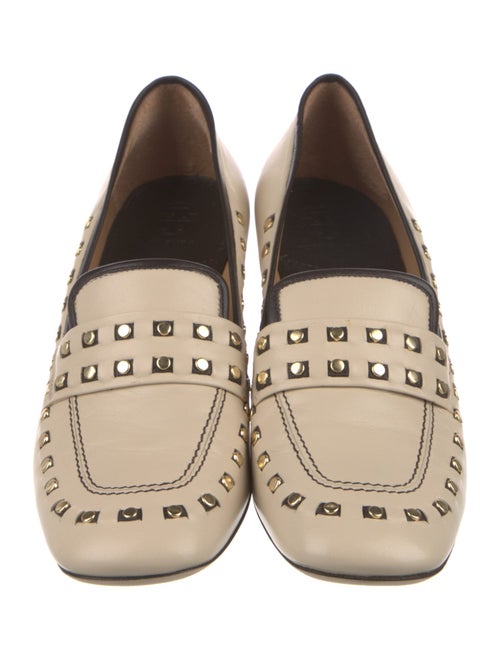 Tory Burch Leather Studded Accents Pumps