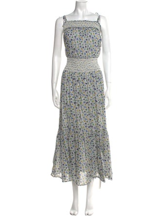 Tory Burch Floral Print Long Dress