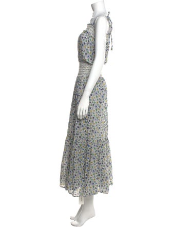 Tory Burch Floral Print Long Dress