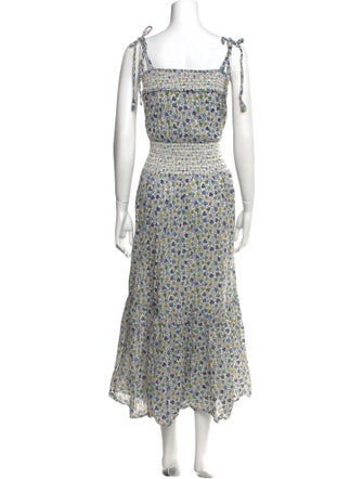 Tory Burch Floral Print Long Dress