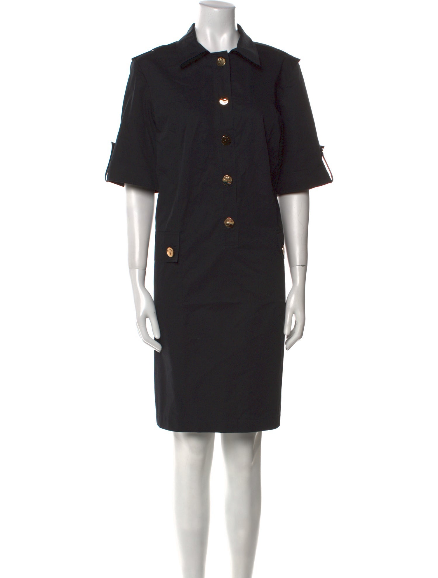 Tory Burch Mock Neck Knee-Length Dress