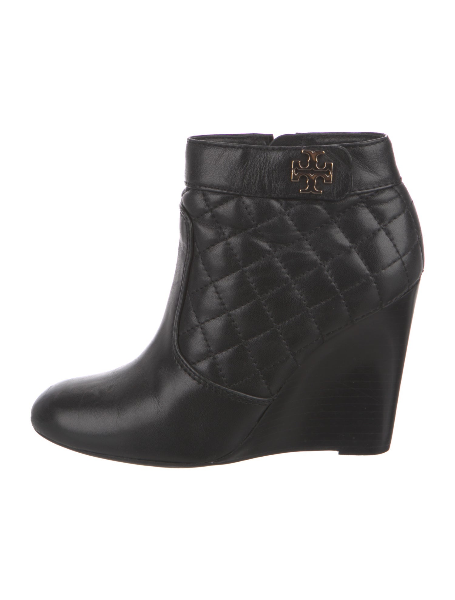 Tory Burch Leather Rain Boots