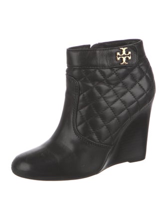 Tory Burch Leather Rain Boots