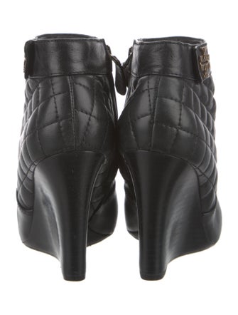 Tory Burch Leather Rain Boots