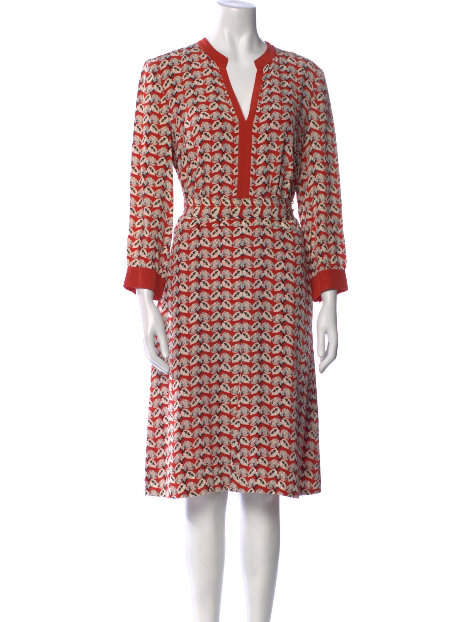 Tory Burch Silk Midi Length Dress