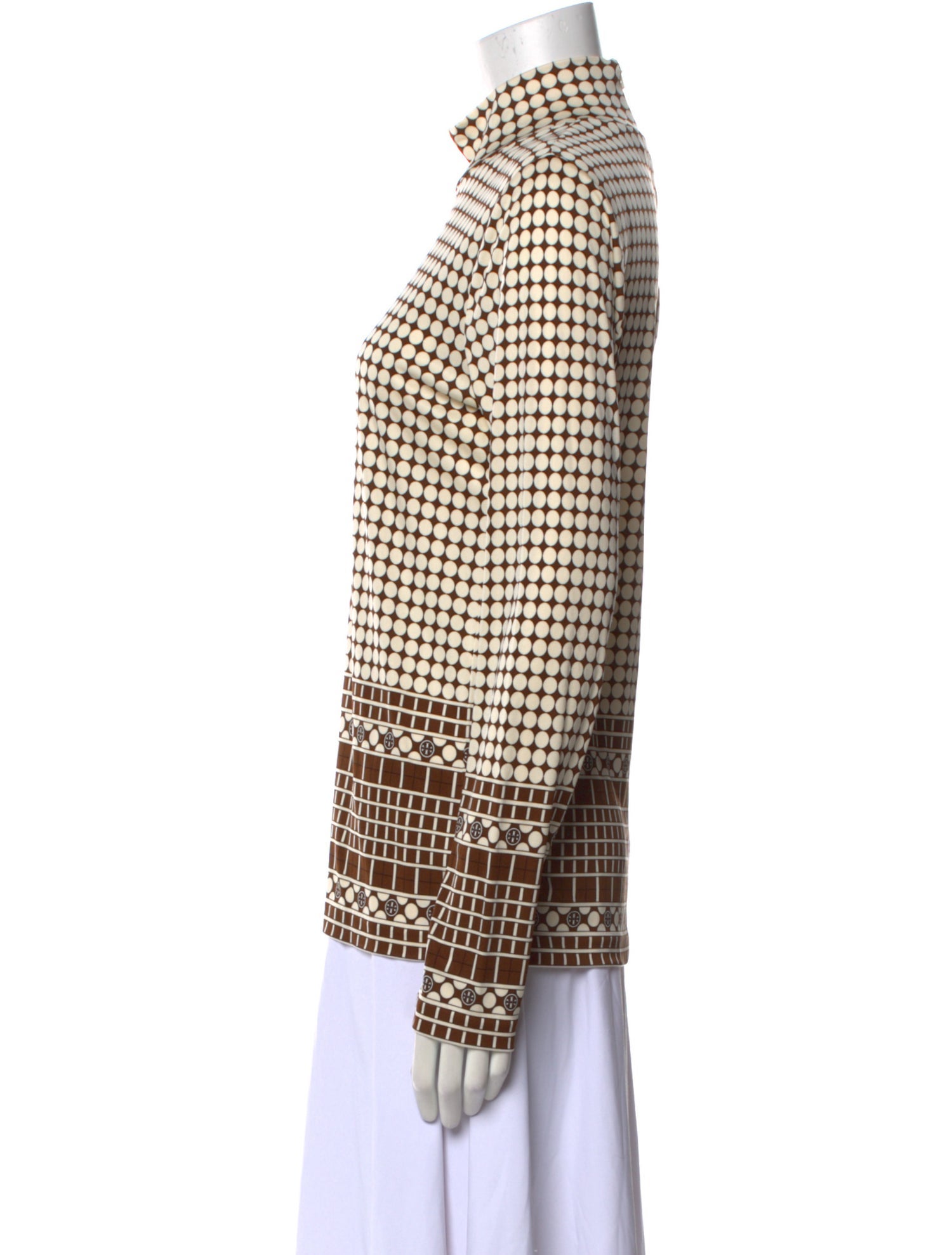 Tory Burch Silk Printed Top