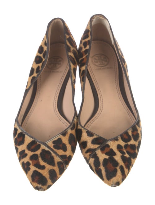 Tory Burch Ponyhair Animal Print Flats