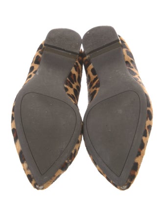 Tory Burch Ponyhair Animal Print Flats