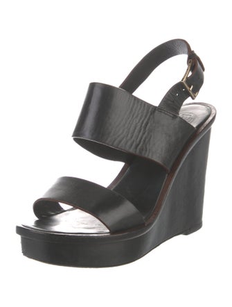 Tory Burch Leather Slingback Sandals