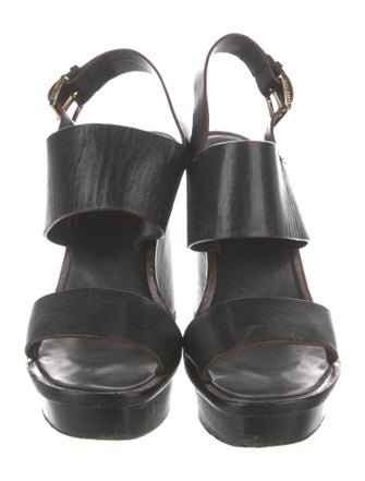 Tory Burch Leather Slingback Sandals