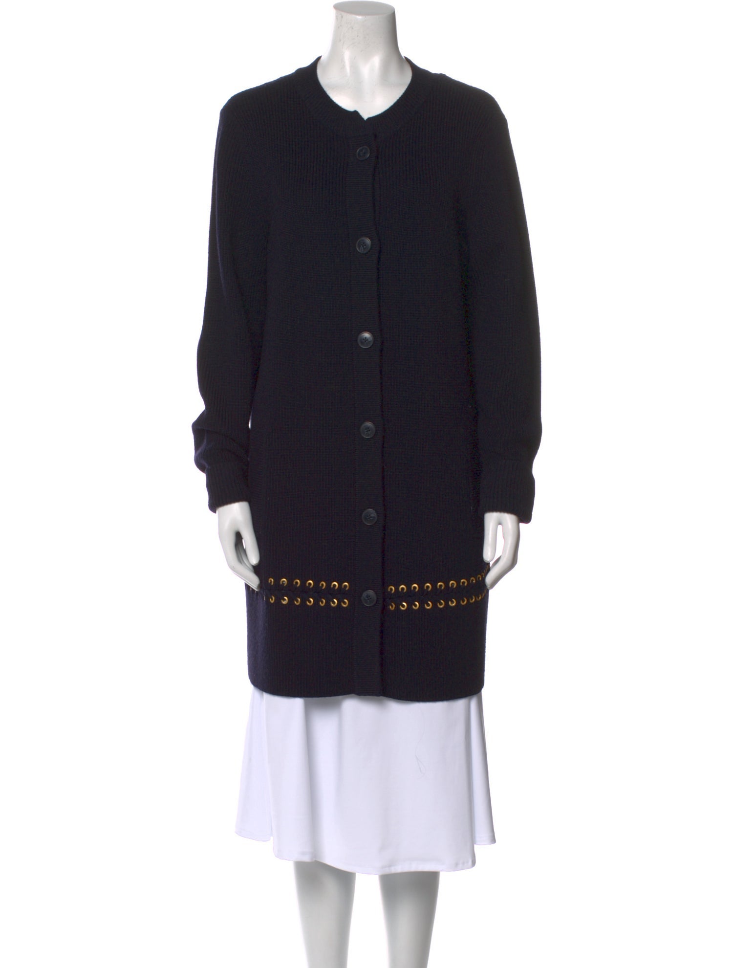 Tory Burch Merino Wool Crew Neck Sweater