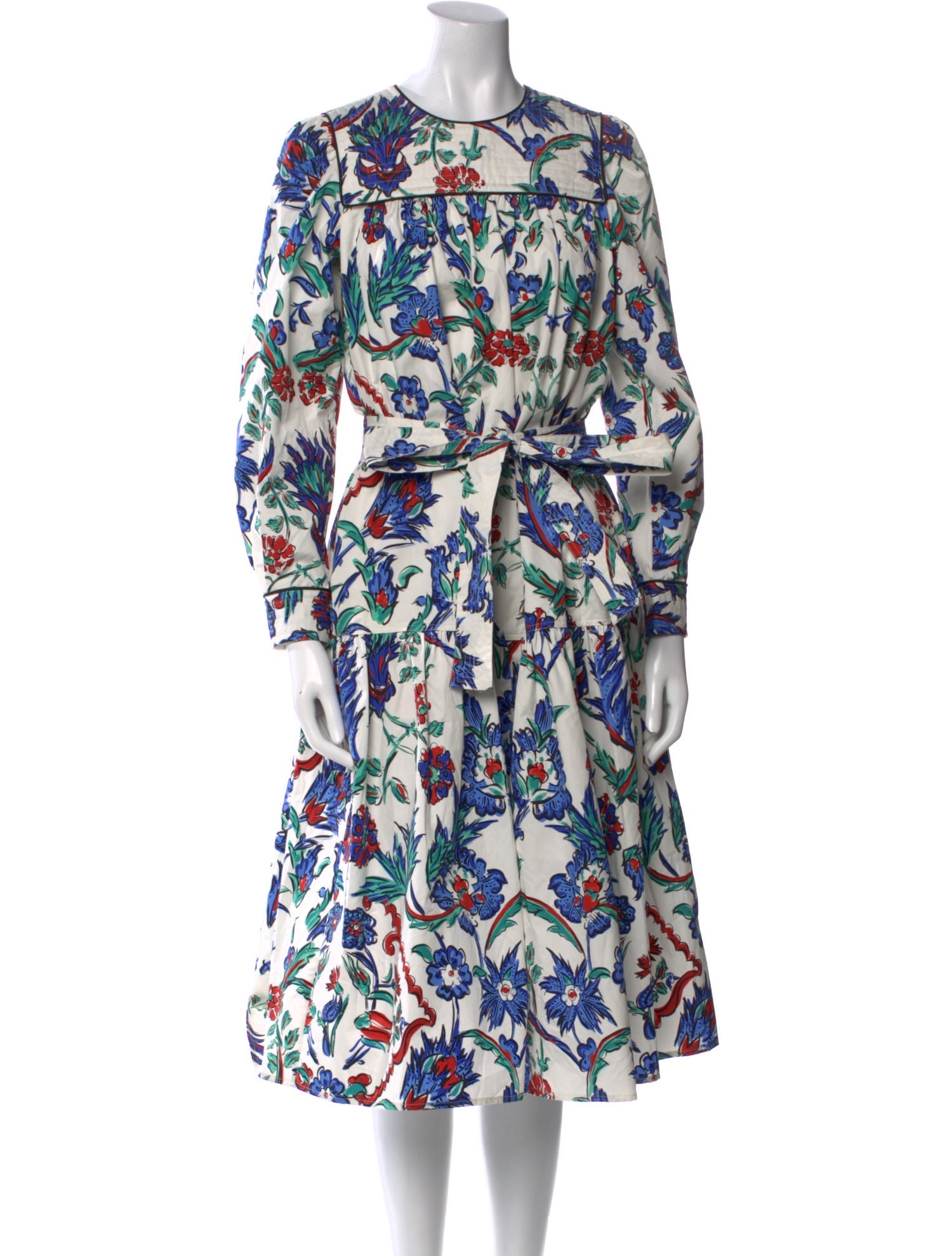 Tory Burch Floral Print Midi Length Dress w/ Tags