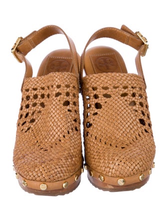 Tory Burch Leather Studded Accents Pumps