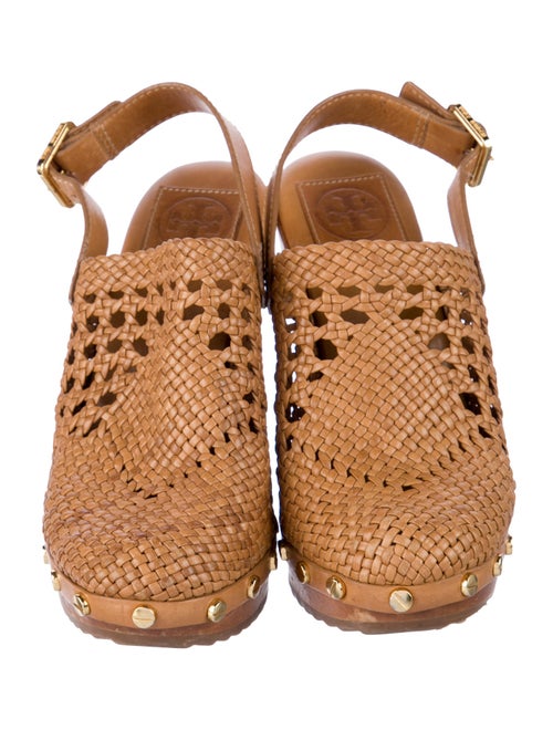 Tory Burch Leather Studded Accents Pumps