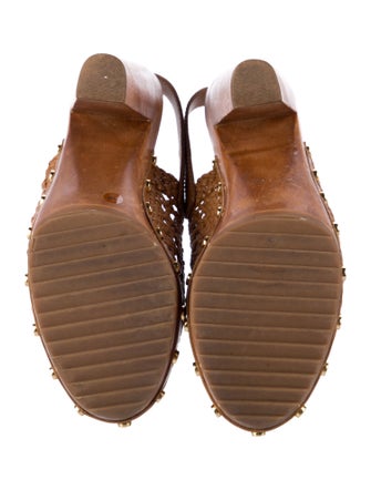 Tory Burch Leather Studded Accents Pumps