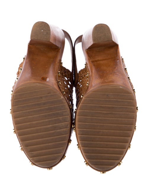 Tory Burch Leather Studded Accents Pumps