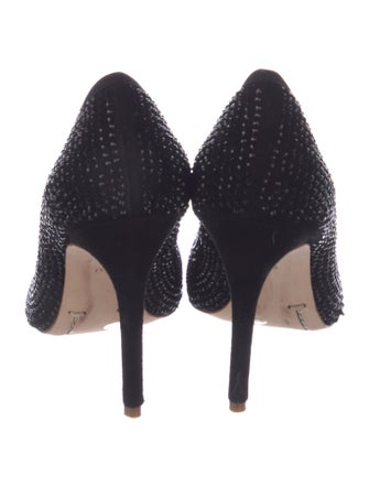 Tory Burch Suede Bow Accents Pumps