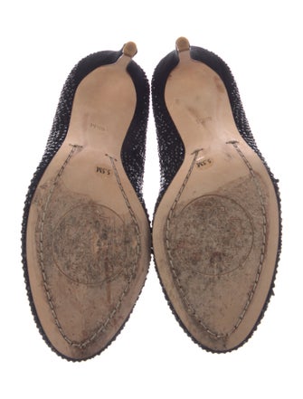 Tory Burch Suede Bow Accents Pumps