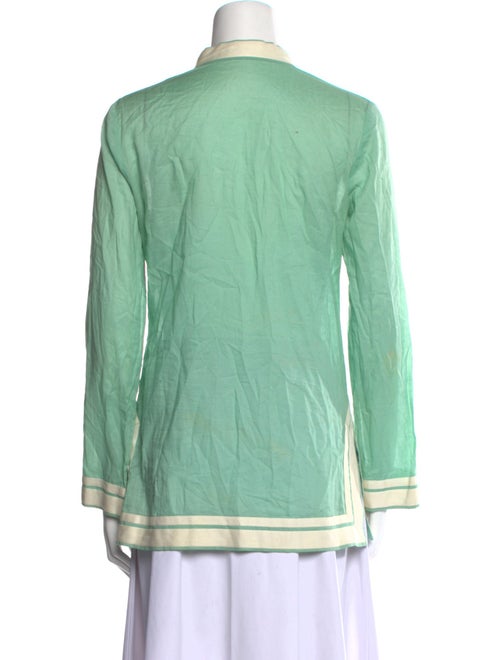 Tory Burch V-Neck Long Sleeve Tunic