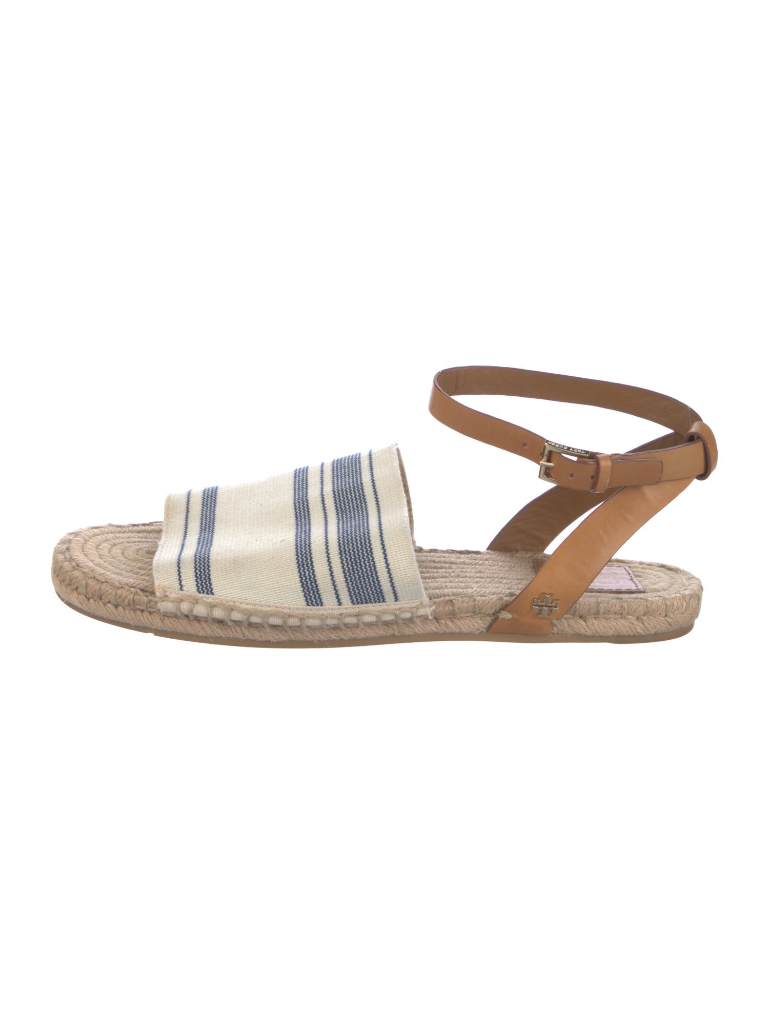 Tory Burch Canvas Striped Espadrilles