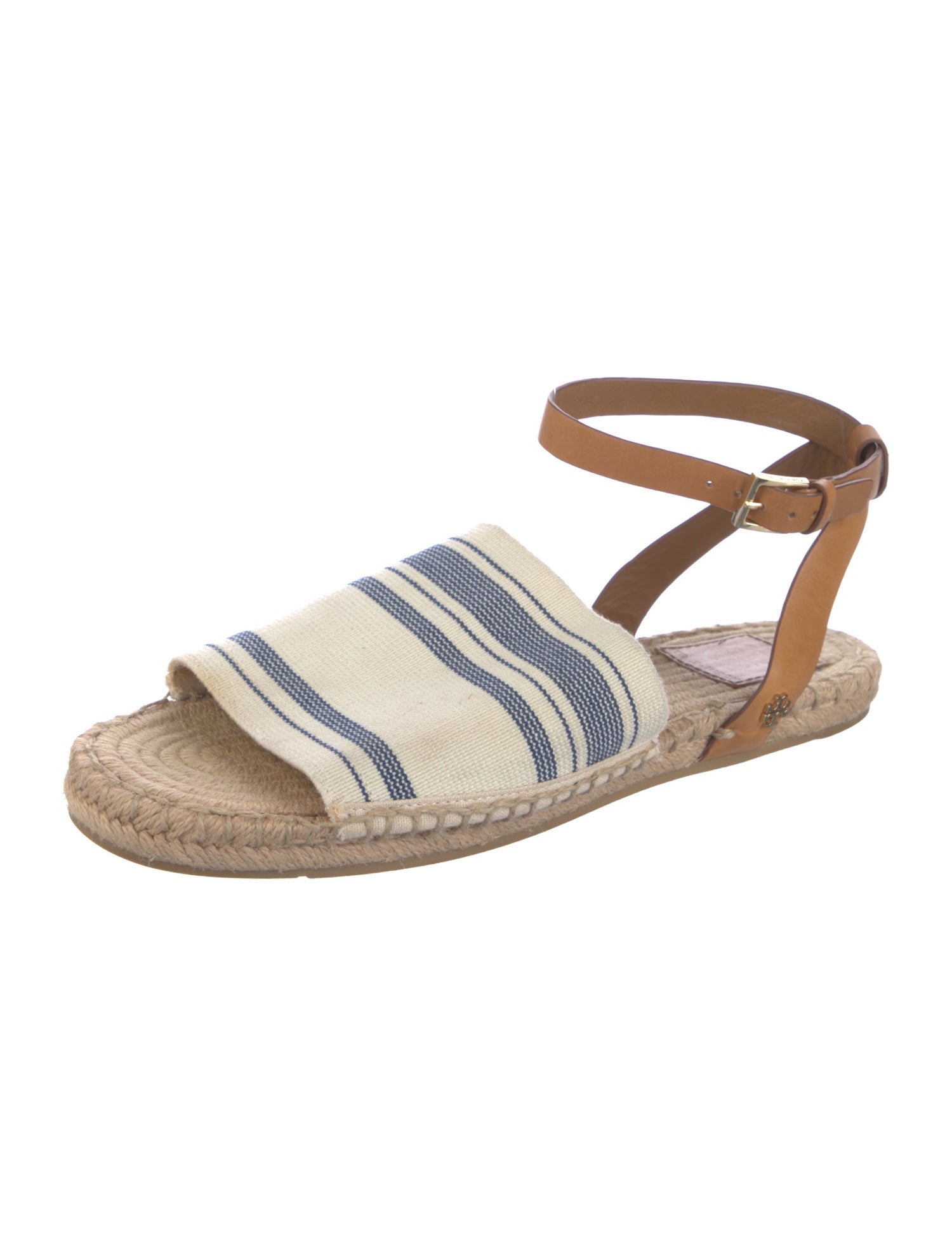 Tory Burch Canvas Striped Espadrilles