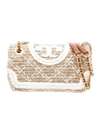 Tory Burch Straw Crossbody Bag
