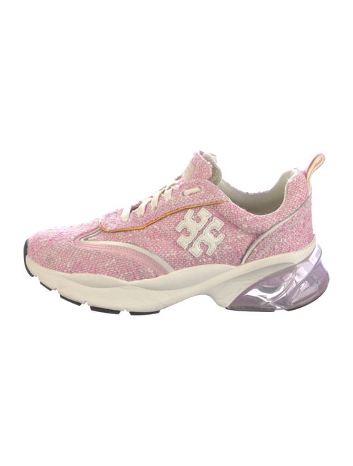 Tory Burch Tweed Graphic Print Athletic Sneakers