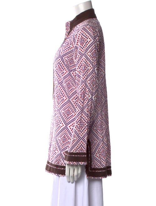 Tory Burch Printed V-Neck Tunic
