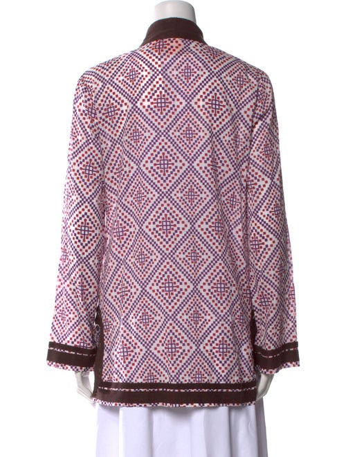 Tory Burch Printed V-Neck Tunic